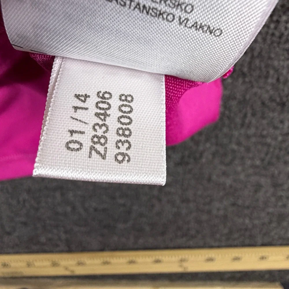 Adidas Polo Mens L Puremotion Z83406 Pink Striped EUC